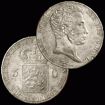 3 Gulden 1821U a